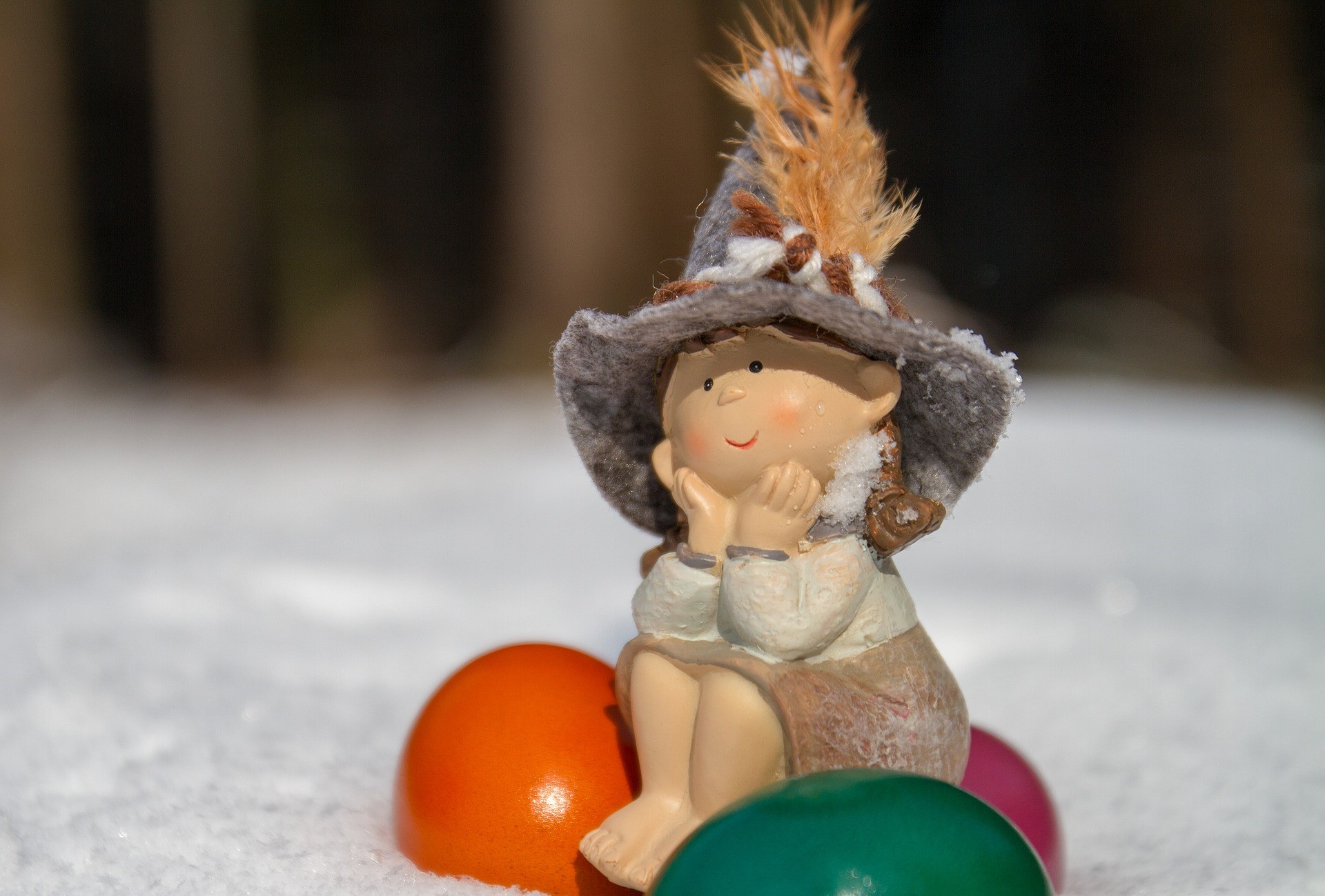 Easter Came With Sun And Snow – No Egg Hunt Here!